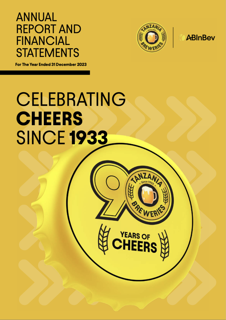 Annual report cover 2023-TBL designed by TBL