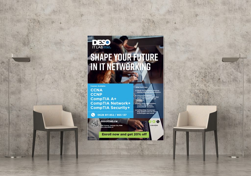 Poster DESOITLAB designed by Dutch tembo